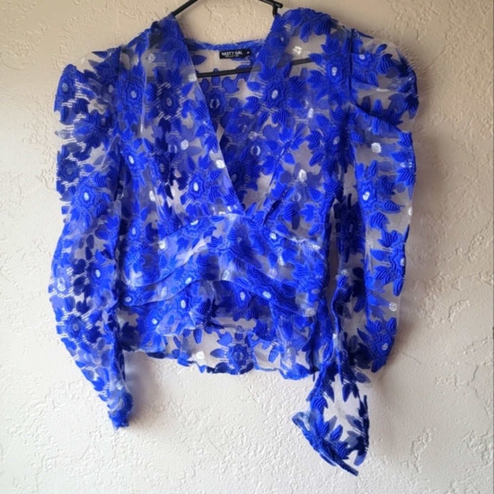 Nasty Gal Sheer Blouse‎
